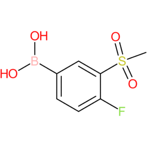 (4-fluoro-3-(methylsulfonyl)phenyl)boronic acid