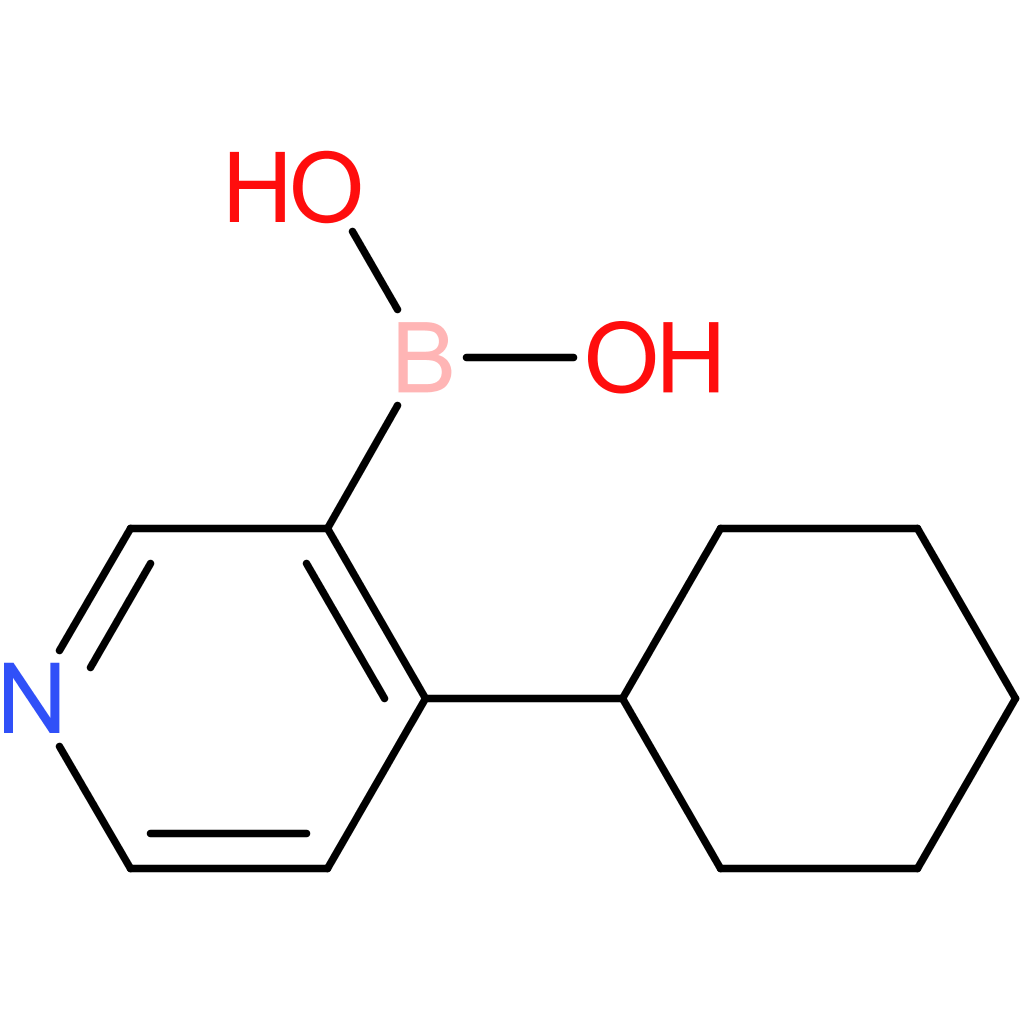 4-(cyclohexyl)pyridine-3-boronic acid
