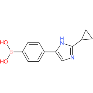 (4-(2-cyclopropyl-1h-imidazol-5-yl)phenyl)boronic acid