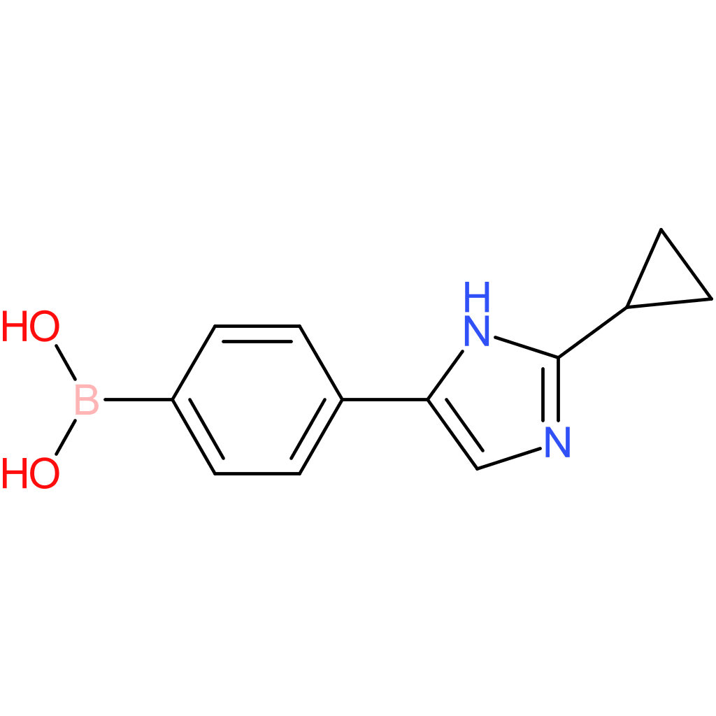 (4-(2-cyclopropyl-1h-imidazol-5-yl)phenyl)boronic acid