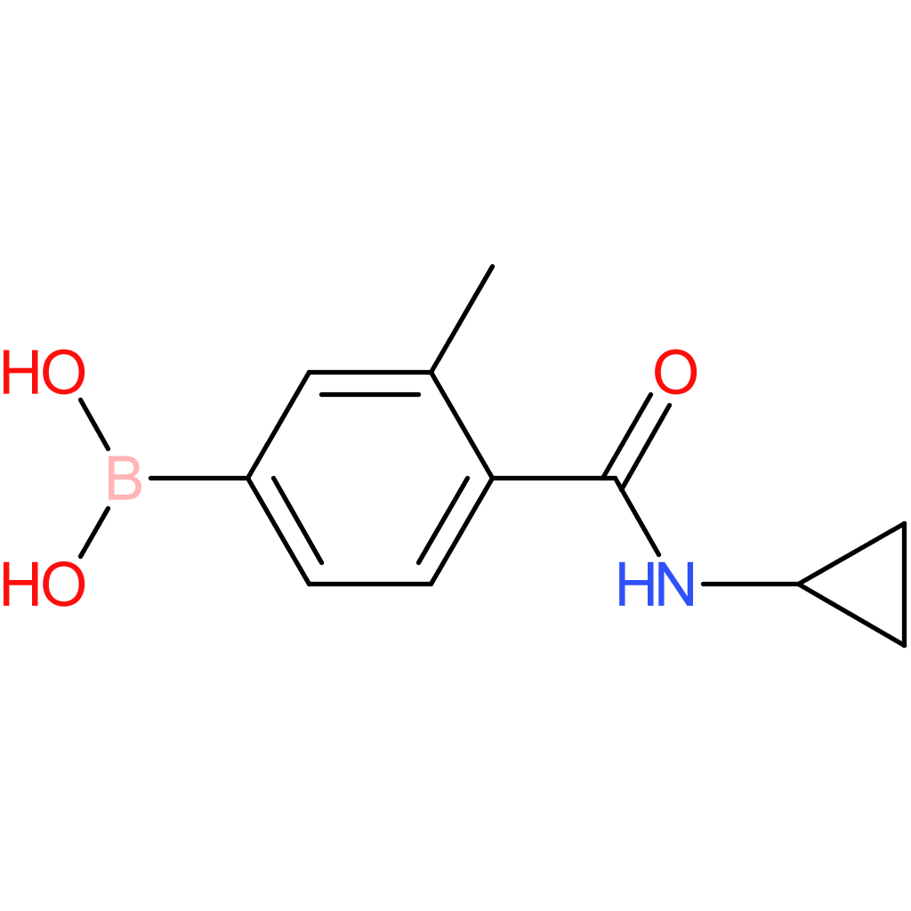 (4-(cyclopropylcarbamoyl)-3-methylphenyl)boronic acid