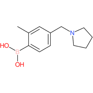 boronic acid, b-[2-methyl-4-(1-pyrrolidinylmethyl)phenyl]-
