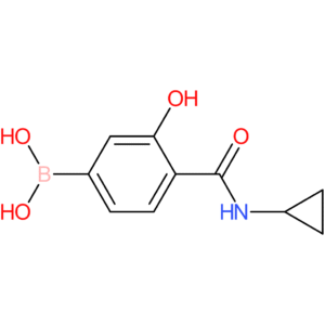 (4-(cyclopropylcarbamoyl)-3-hydroxyphenyl)boronic acid