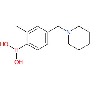boronic acid, b-[2-methyl-4-(1-piperidinylmethyl)phenyl]-