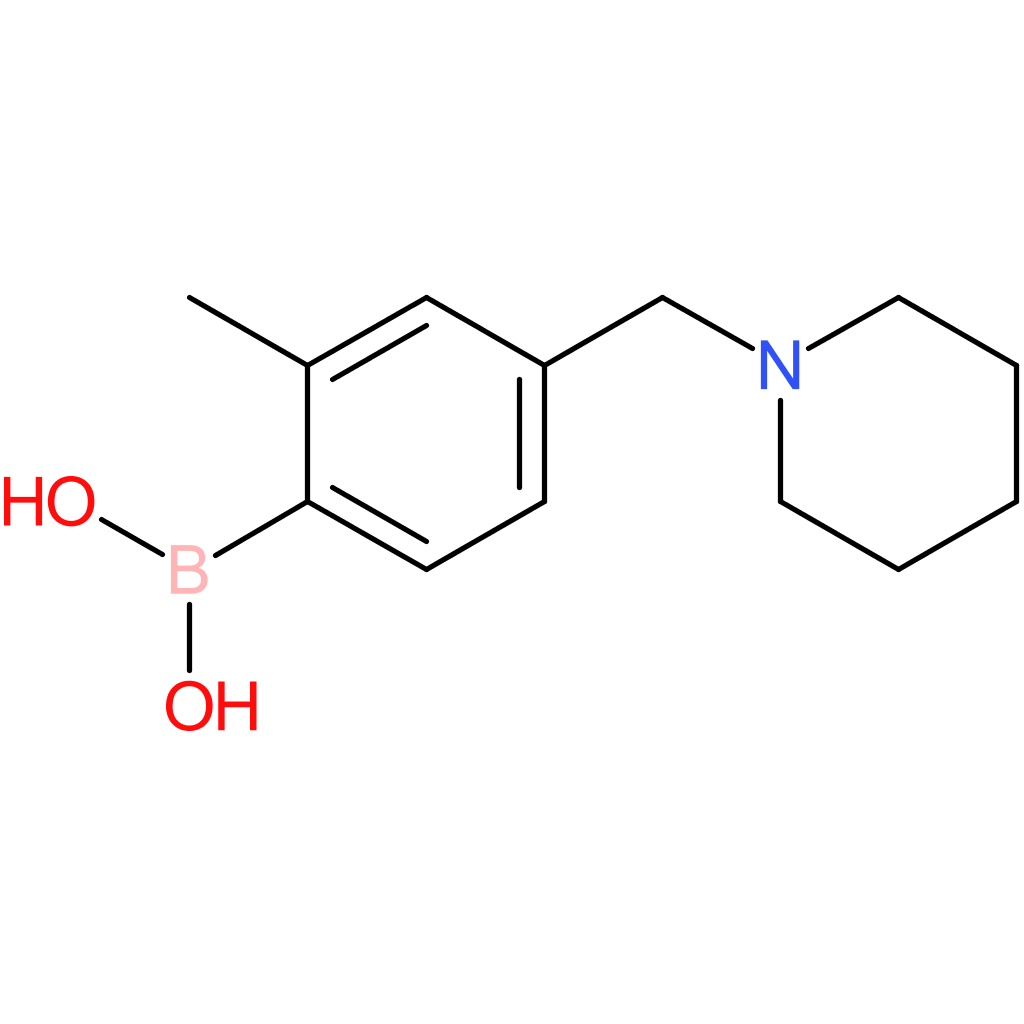 boronic acid, b-[2-methyl-4-(1-piperidinylmethyl)phenyl]-
