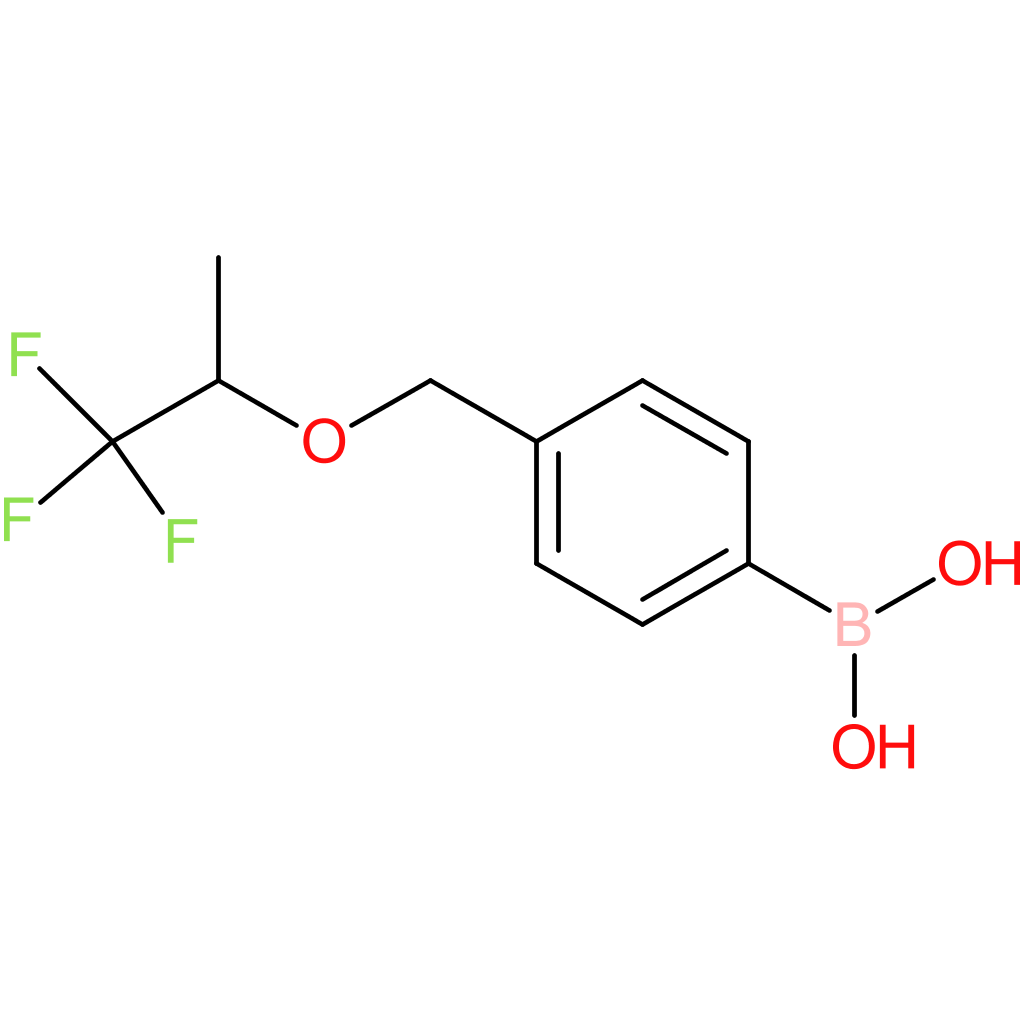 (4-([(1,1,1-trifluoropropan-2-yl)oxy]methyl)phenyl)boronic acid