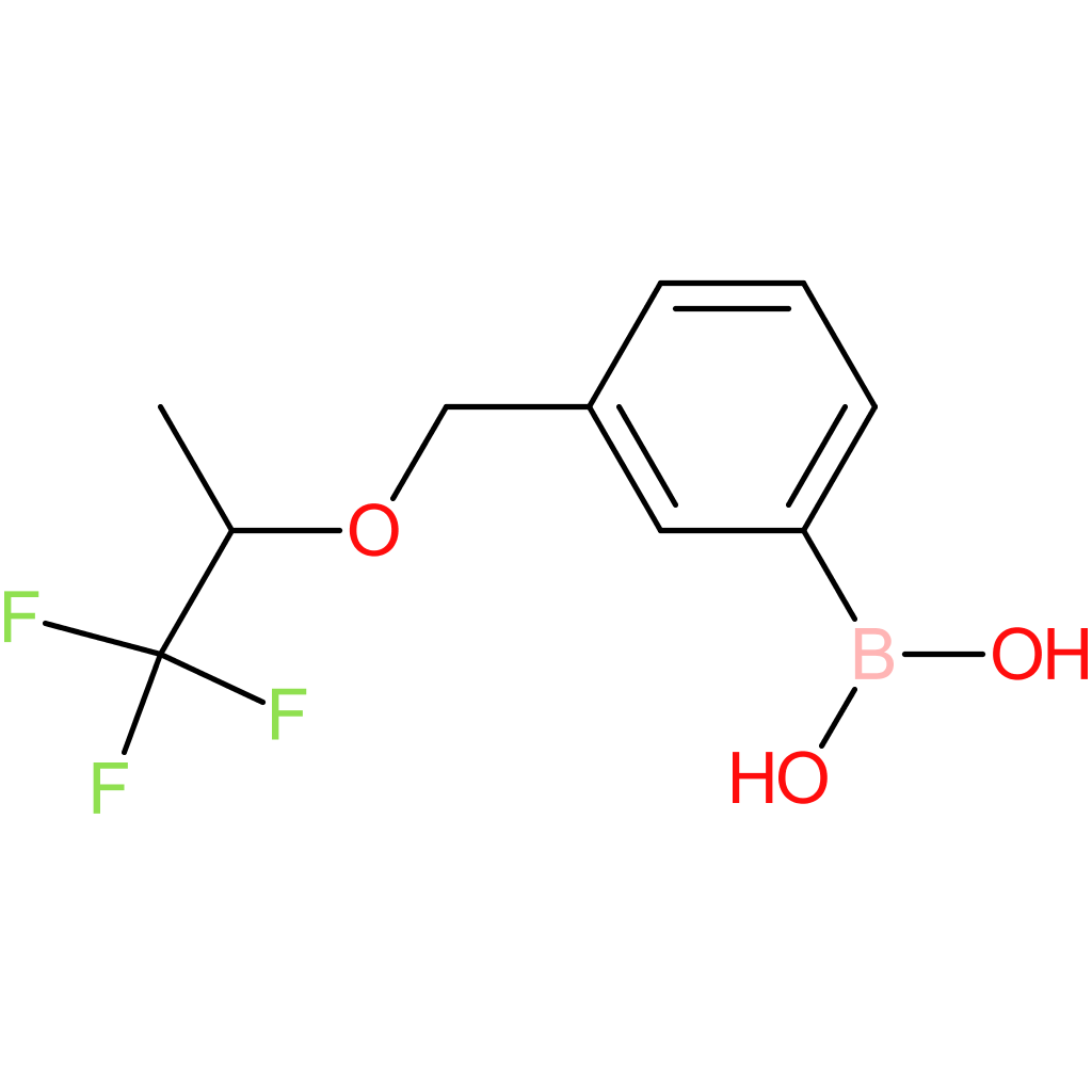 (3-([(1,1,1-trifluoropropan-2-yl)oxy]methyl)phenyl)boronic acid