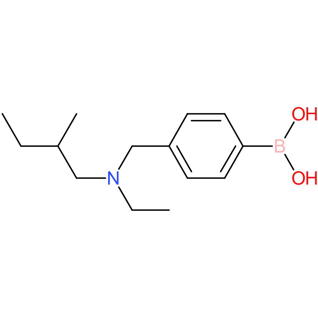 (4-([ethyl(2-methylbutyl)amino]methyl)phenyl)boronic acid