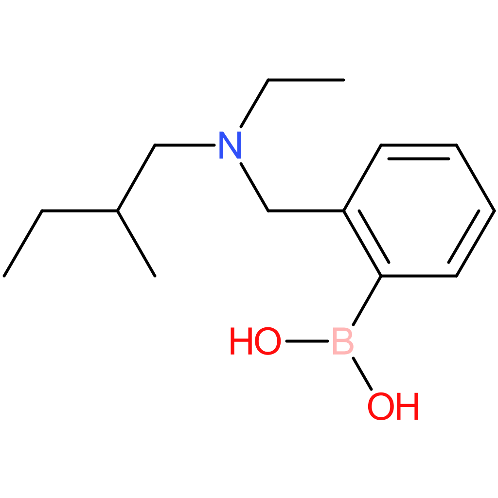 (2-([ethyl(2-methylbutyl)amino]methyl)phenyl)boronic acid
