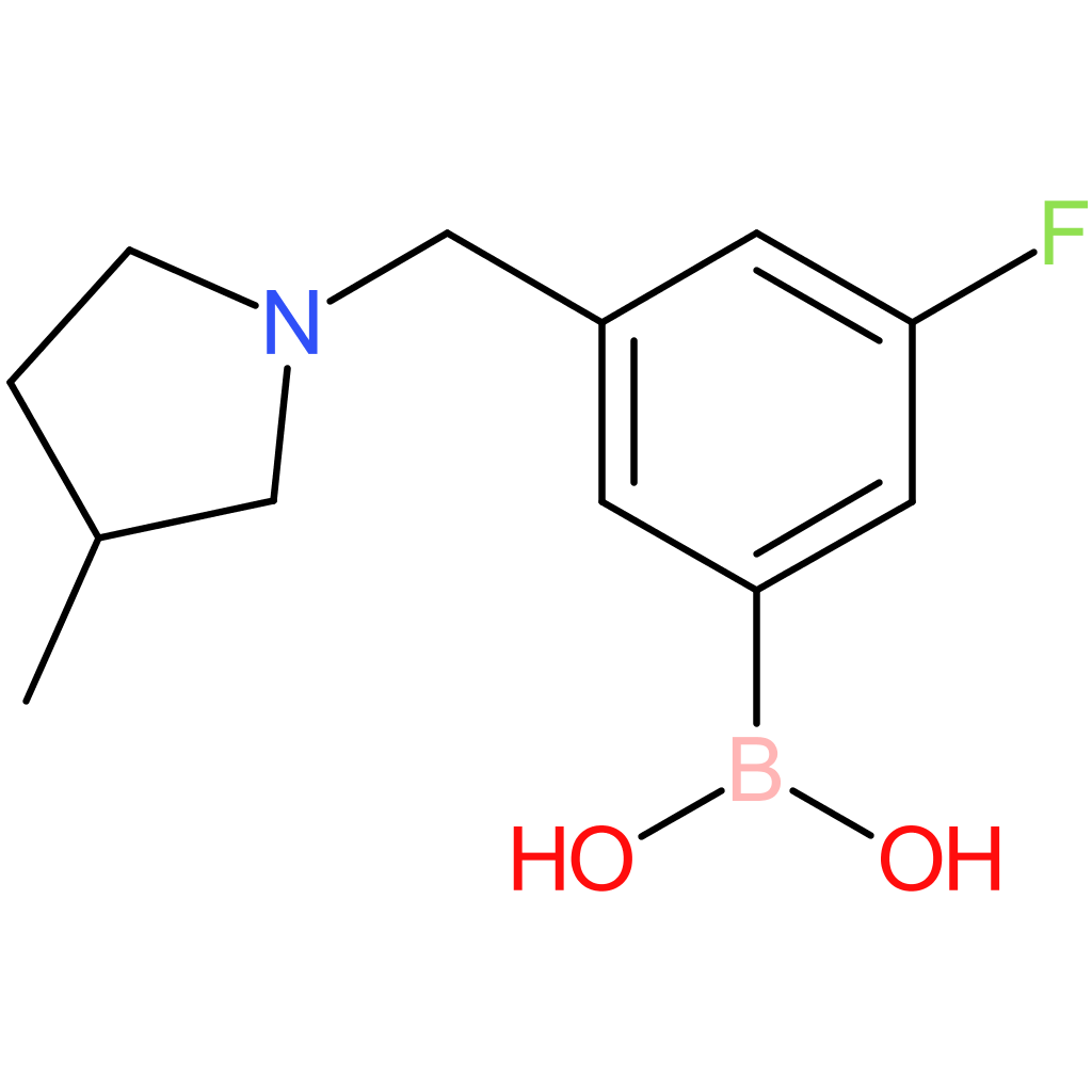 (3-fluoro-5-[(3-methylpyrrolidin-1-yl)methyl]phenyl)boronic acid