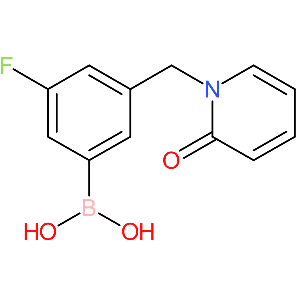 (3-fluoro-5-[(2-oxo-1,2-dihydropyridin-1-yl)methyl]phenyl)boronic acid