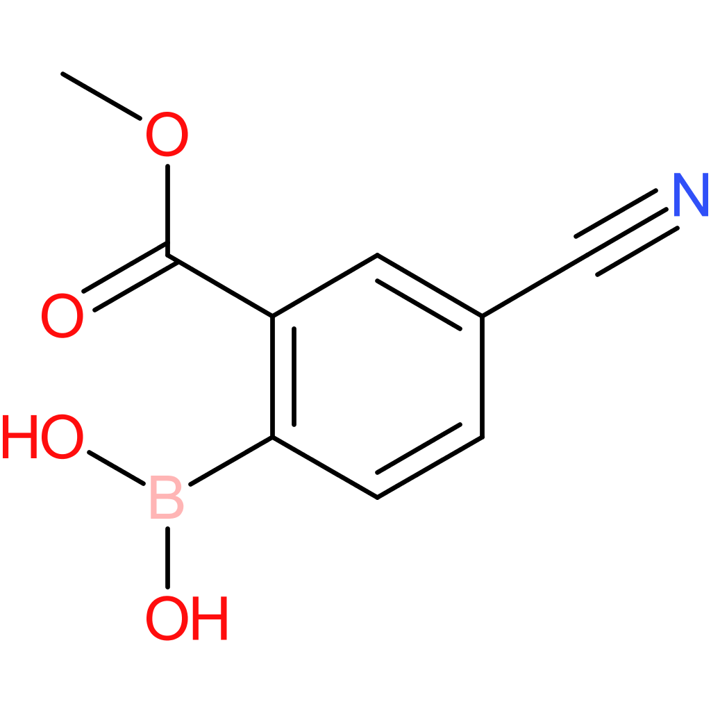 4-cyano-2-(methoxycarbonyl)phenylboronic acid