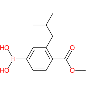 3-isobutyl-4-(methoxycarbonyl)phenylboronic acid