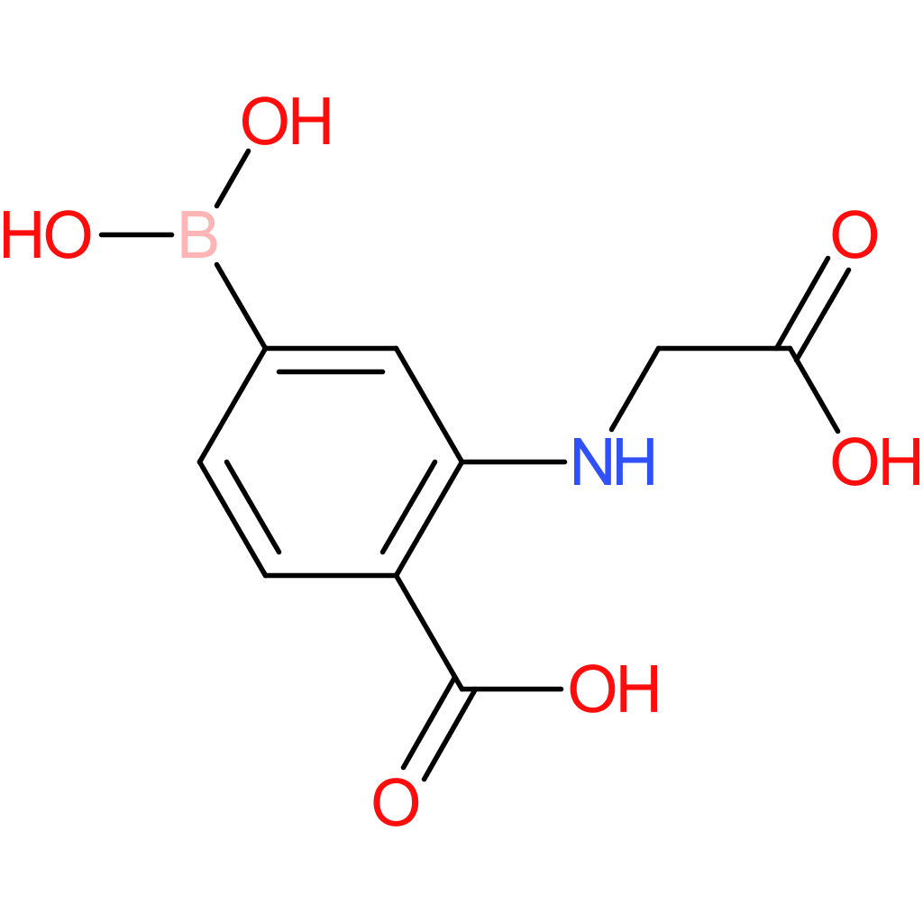 3-(3-carboxymethylamino)-4-carboxy-phenylboronic acid