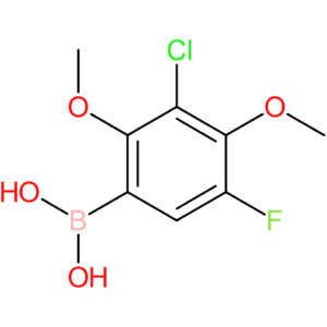 (3-chloro-5-fluoro-2,4-dimethoxyphenyl)boronic acid