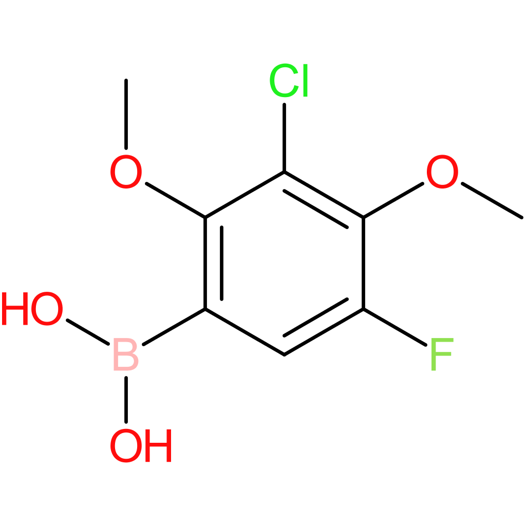 (3-chloro-5-fluoro-2,4-dimethoxyphenyl)boronic acid