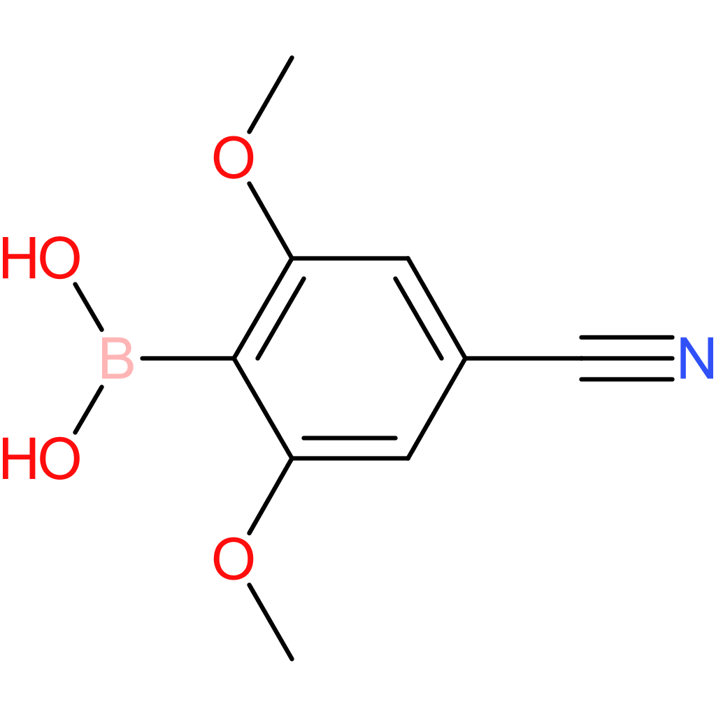 (4-cyano-2,6-dimethoxyphenyl)boronic acid