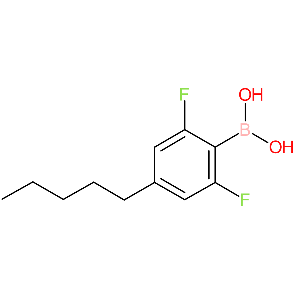 boronic acid, (2,6-difluoro-4-pentylphenyl)-