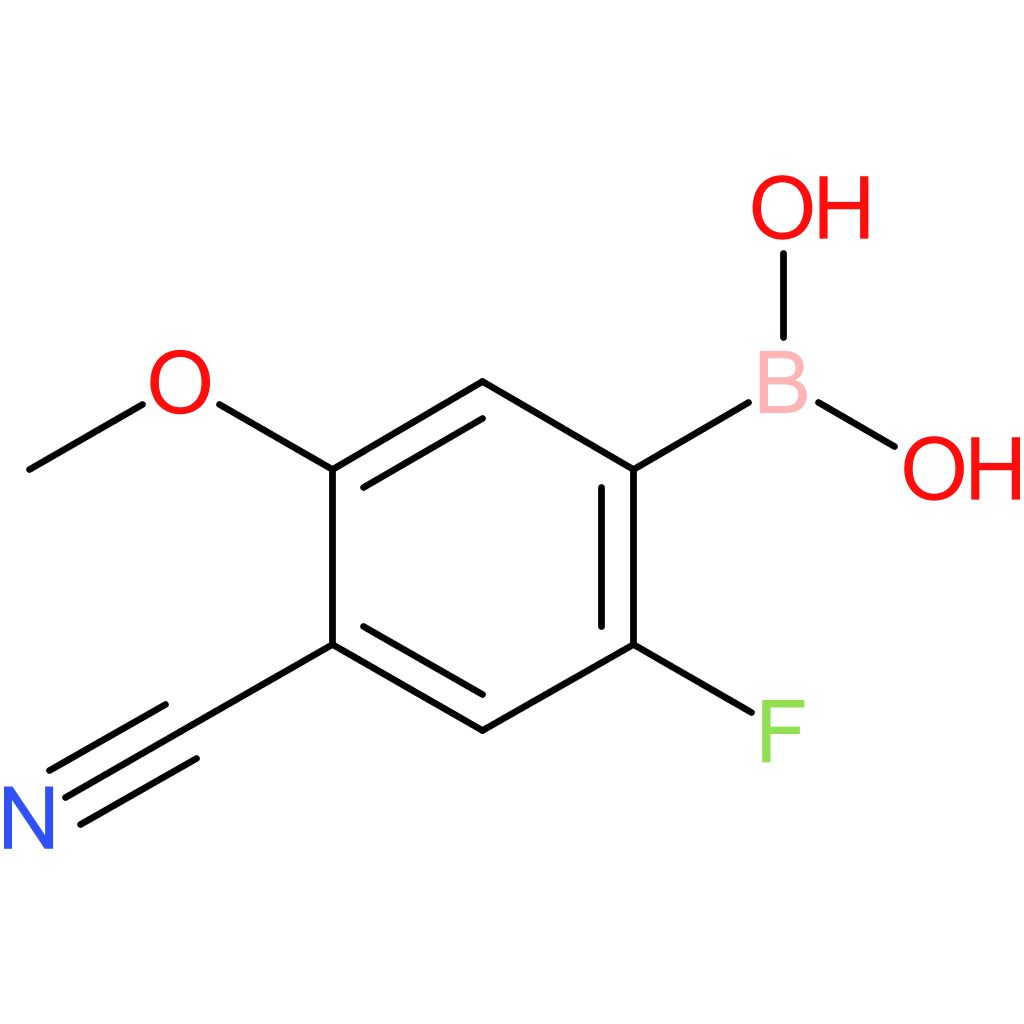(4-cyano-2-fluoro-5-methoxyphenyl)boronic acid
