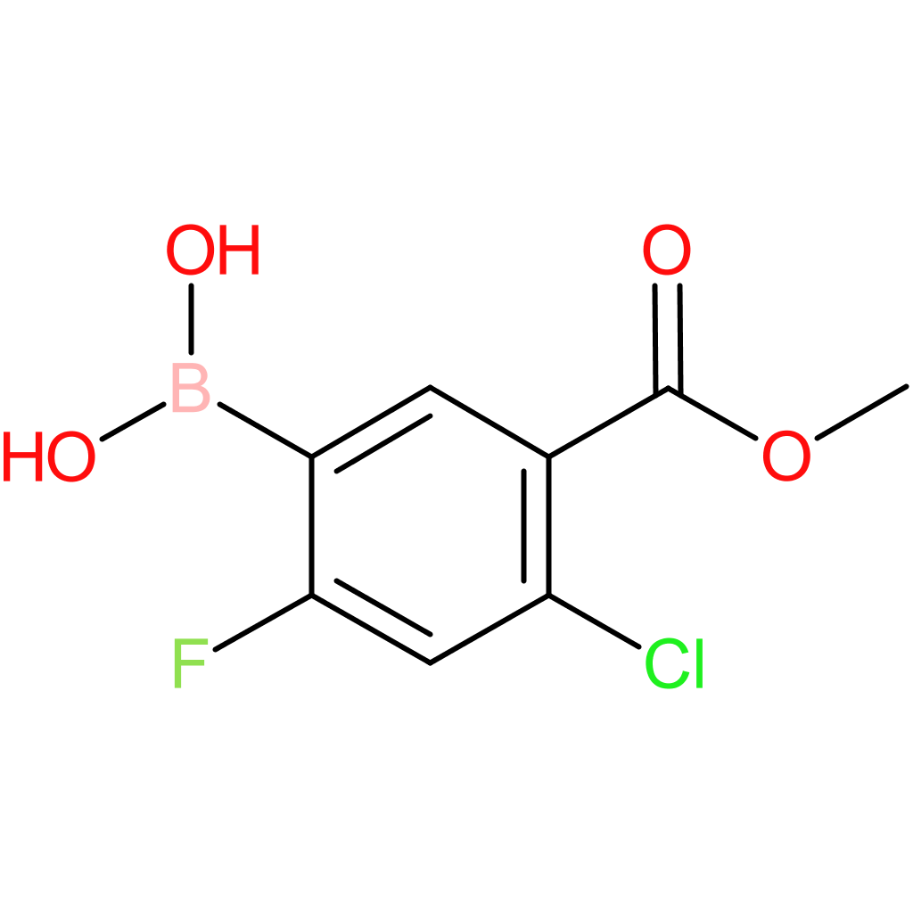 benzoic acid, 5-borono-2-chloro-4-fluoro-, 1-methyl ester