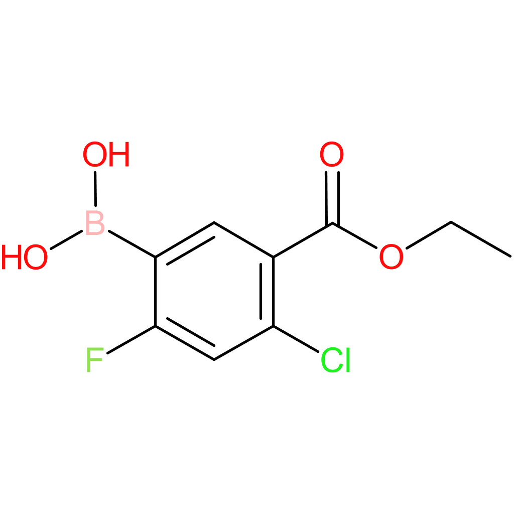 benzoic acid, 5-borono-2-chloro-4-fluoro-, 1-ethyl ester