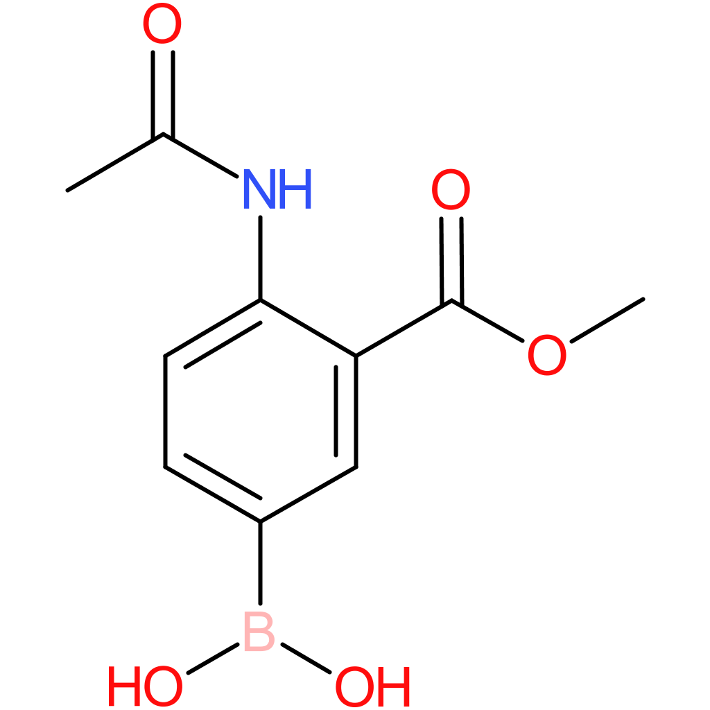 benzoic acid, 2-(acetylamino)-5-borono-, 1-methyl ester