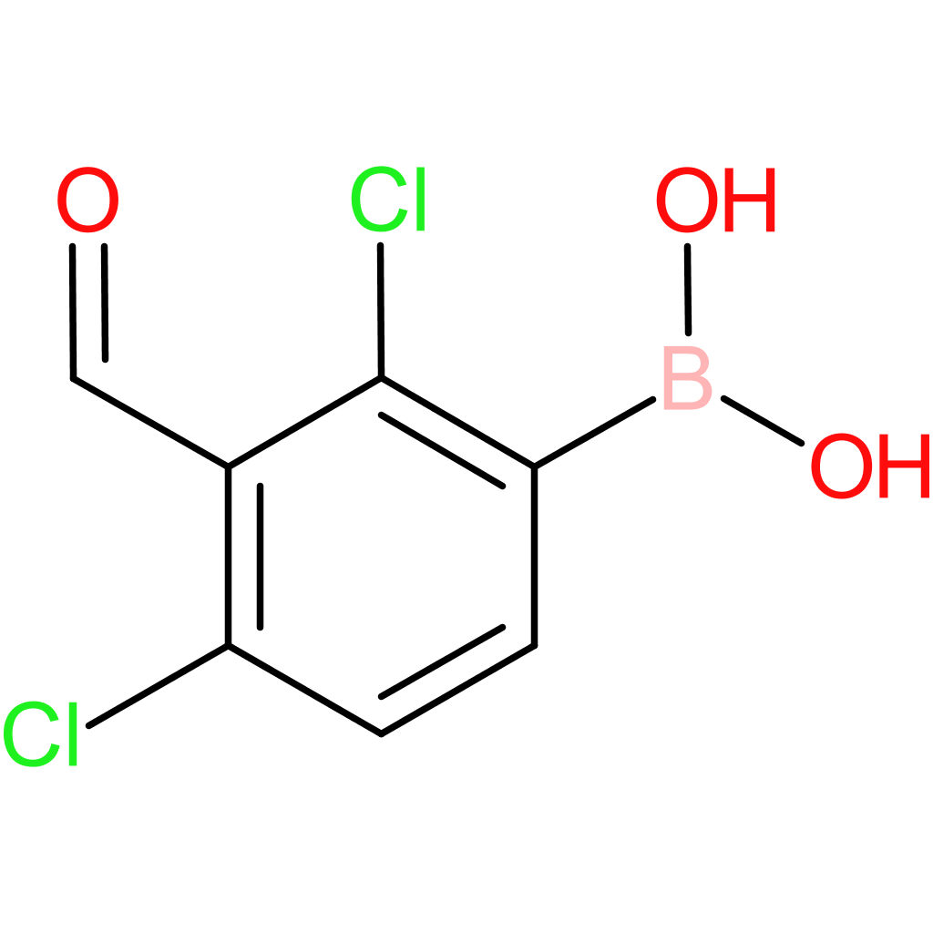 (2,4-dichloro-3-formylphenyl)boronic acid