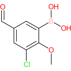 boronic acid, (3-chloro-5-formyl-2-methoxyphenyl)-