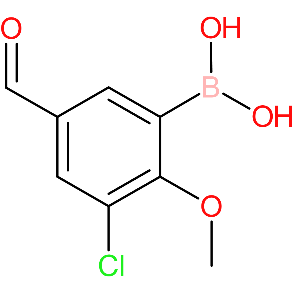 boronic acid, (3-chloro-5-formyl-2-methoxyphenyl)-