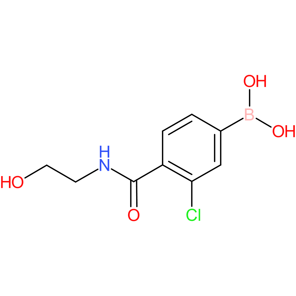 boronic acid, [3-chloro-4-[[(2-hydroxyethyl)amino]carbonyl]phenyl]-