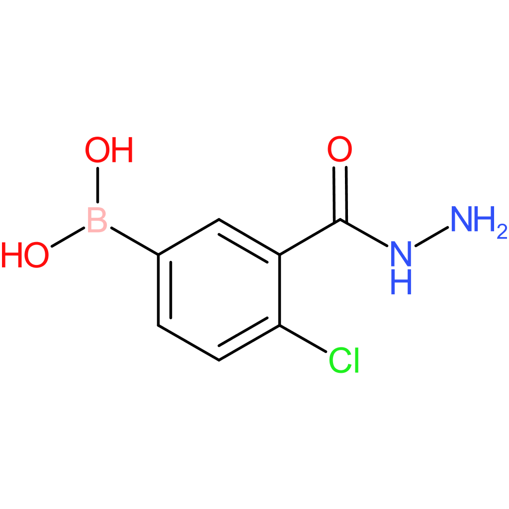 benzoic acid, 5-borono-2-chloro-, 1-hydrazide