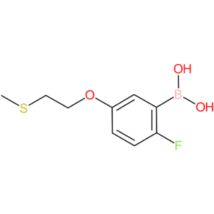 b-[2-fluoro-5-[2-(methylthio)ethoxy]phenyl]-boronic acid