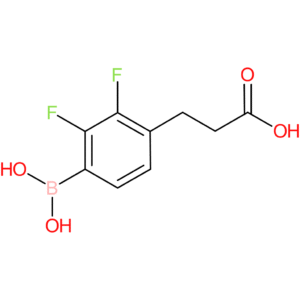 4-borono-2,3-difluoro-benzenepropanoic acid