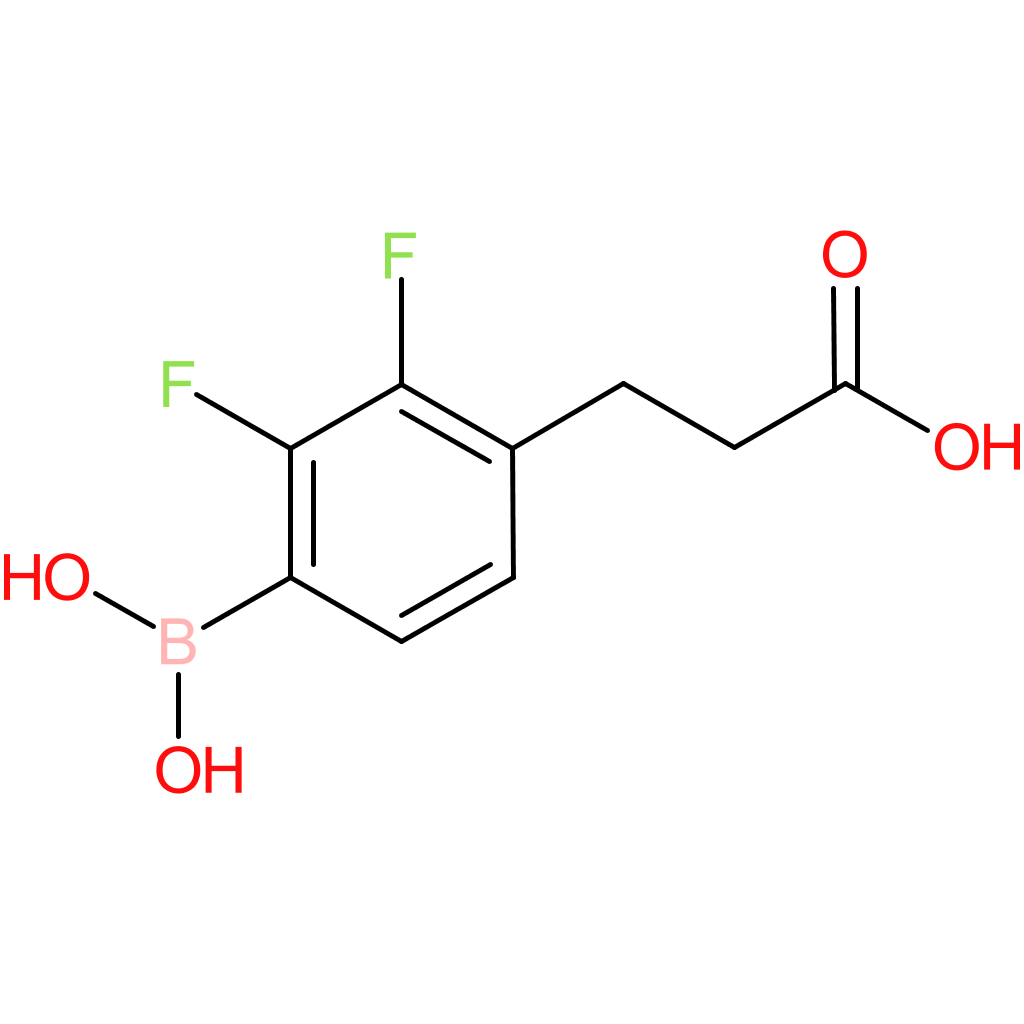 4-borono-2,3-difluoro-benzenepropanoic acid