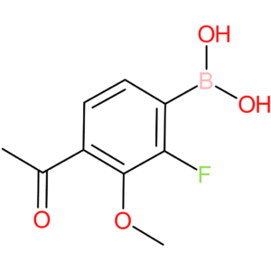 b-(4-acetyl-2-fluoro-3-methoxyphenyl)-boronic acid