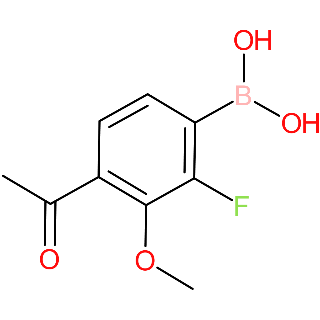 b-(4-acetyl-2-fluoro-3-methoxyphenyl)-boronic acid