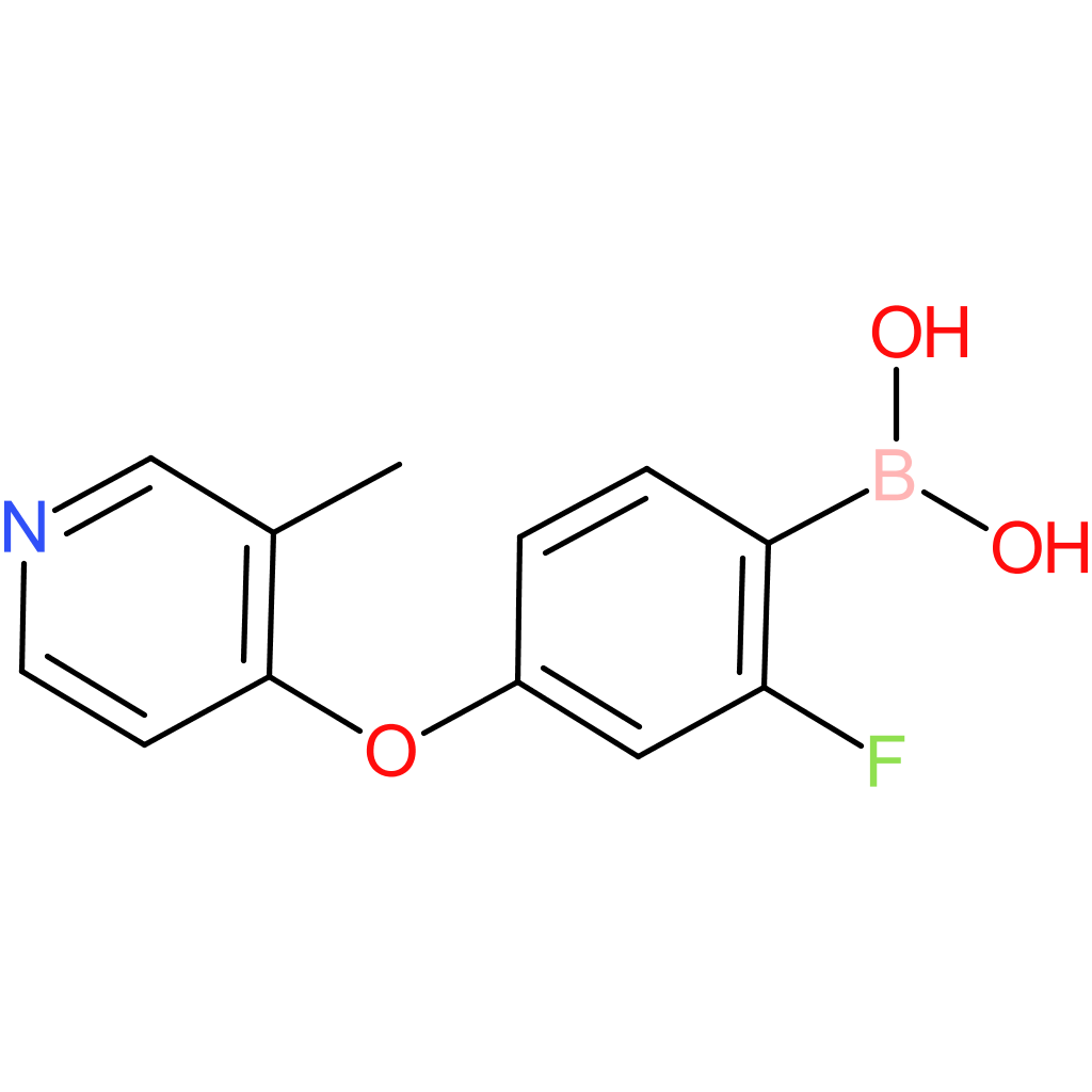 b-[2-fluoro-4-[(2-methyl-4-pyridinyl)oxy]phenyl]-boronic acid