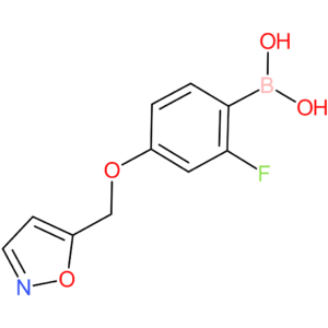 b-[2-fluoro-4-(5-isoxazolylmethoxy)phenyl]-boronic acid
