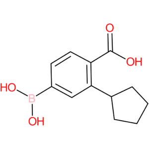 4-borono-2-cyclopentylbenzoic acid