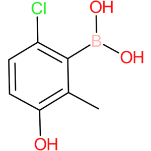 (6-chloro-3-hydroxy-2-methylphenyl)boronic acid
