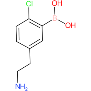 b-[5-(2-aminoethyl)-2-chlorophenyl]-boronic acid