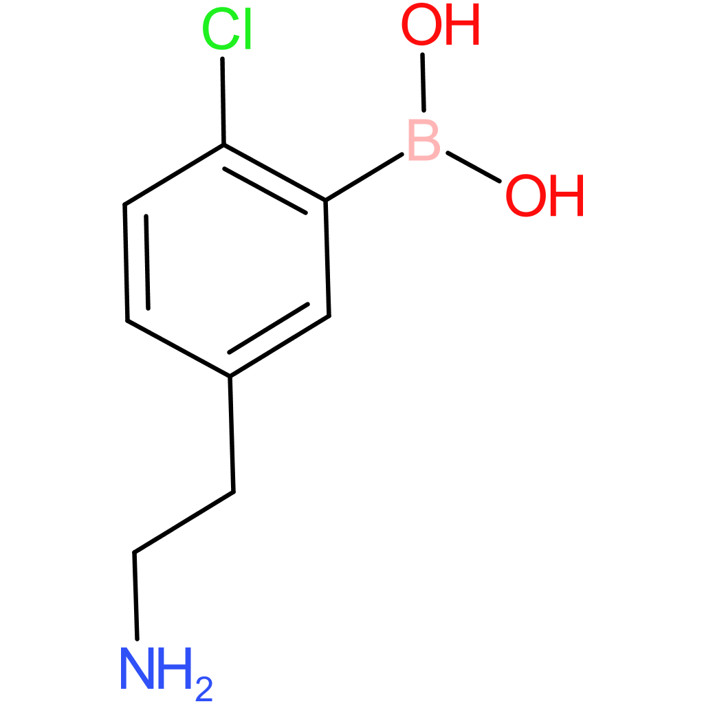 b-[5-(2-aminoethyl)-2-chlorophenyl]-boronic acid