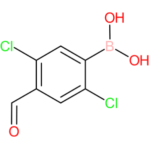 (2,5-dichloro-4-formylphenyl)boronic acid