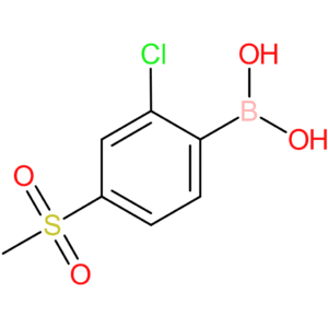 2-chloro-4-(methylsulfonyl)phenylboronic acid