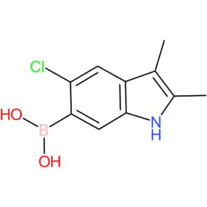 b-(5-chloro-2,3-dimethyl-1h-indol-6-yl)-boronic acid
