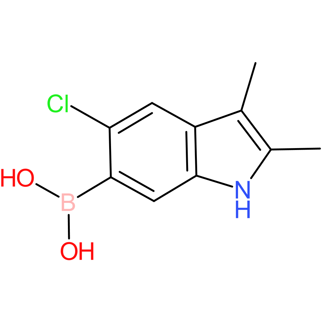 b-(5-chloro-2,3-dimethyl-1h-indol-6-yl)-boronic acid