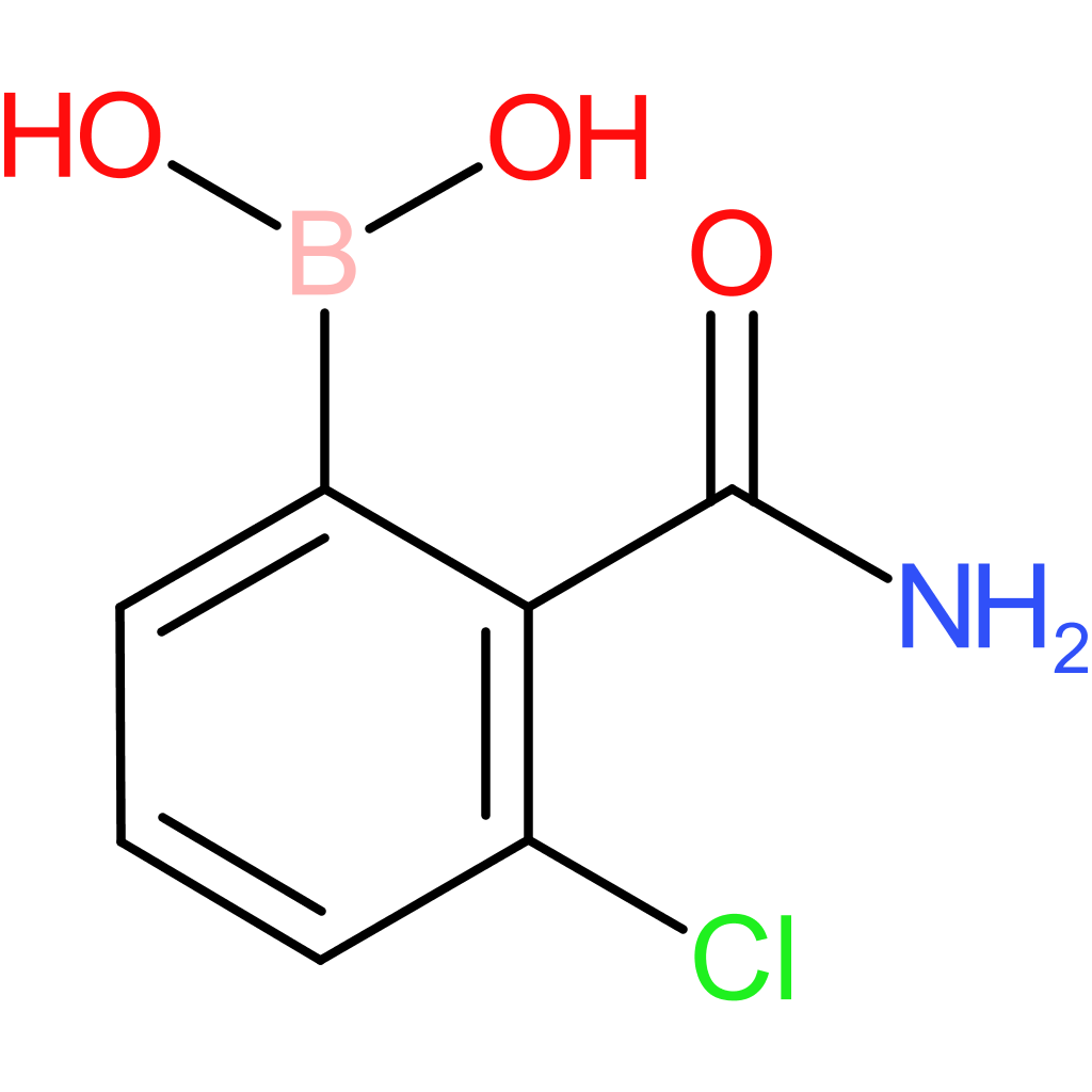 (2-carbamoyl-3-chlorophenyl)boronic acid