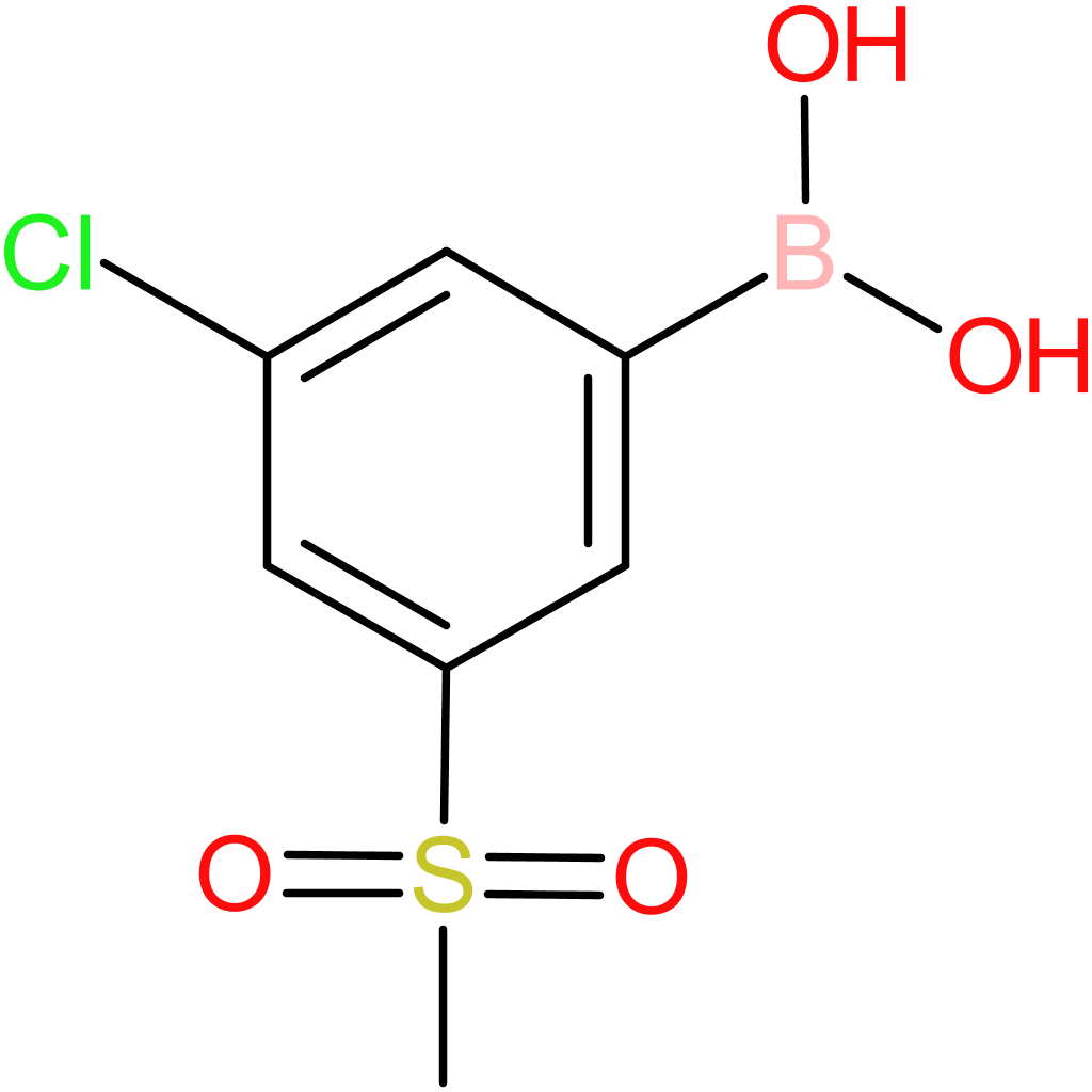 b-[3-chloro-5-(methylsulfonyl)phenyl]-boronic acid