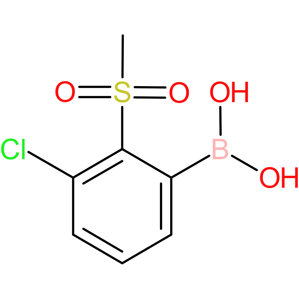 (3-chloro-2-methanesulfonylphenyl)boronic acid