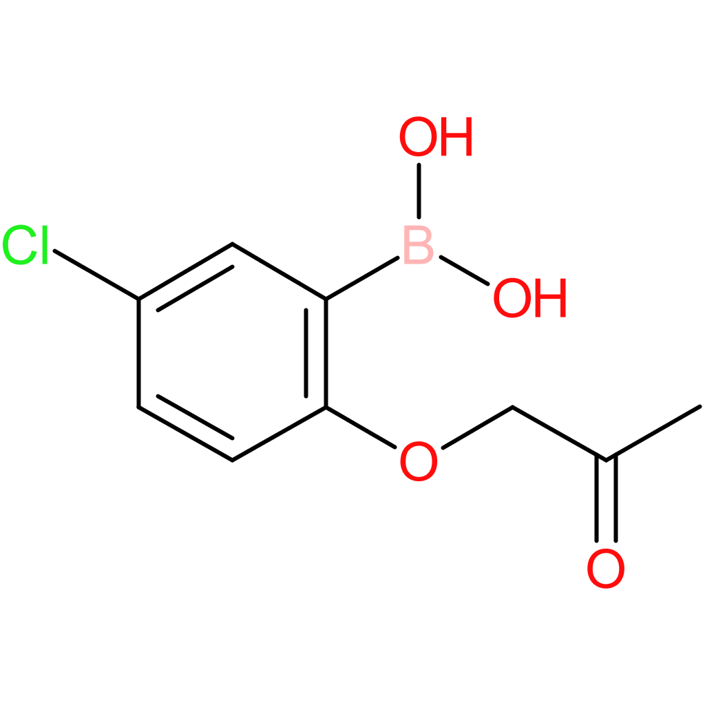 b-[5-chloro-2-(2-oxopropoxy)phenyl]-boronic acid